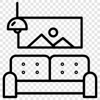 Couch, Couches, Sectional, Sofa Sectional icon svg