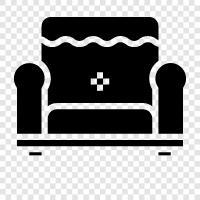 Couch, Reclining, Sofa Bed, Couch Bed icon svg