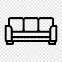 Couch, Couches, Leather Sofa, Sofa Bed icon svg