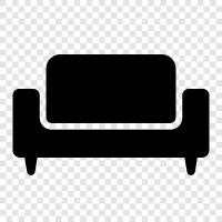 Couch, Loveseat, Couches, Sectional icon svg