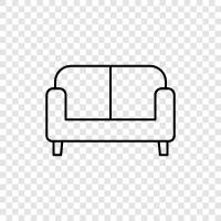 Couch, Couch Bed, Sofa Bed, Sleep icon svg