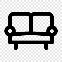 Couch, Couches, Living Room, Living Rooms icon svg