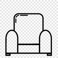 Couch, Bed, Bedroom, Living Room icon svg