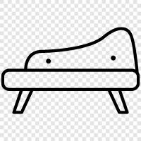 Couch, Loveseat, Sofa Bed, Cushion icon svg