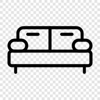 Couch, Sofa Bed, Sofa Bed Couch, Sofa Bed So icon svg