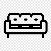 couch, chair, sleeper, armchair icon svg