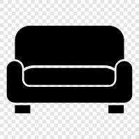 Couch, Bed, Bedroom, Comfort icon svg