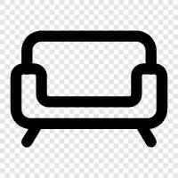 Couch, Couches, Recliner, Recliners icon svg
