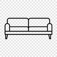 Couch, Couch Bed, Sofa Bed, Sofa Bed Frame icon svg