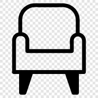 couch, armchair, loveseat, chair icon svg