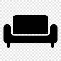 couches, sofas, loveseats, sectionals icon svg