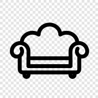 Couchsurfing, Couchpotato, CouchDB, CouchOS icon svg