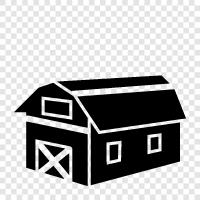 Country, Farm, House, Rental icon svg