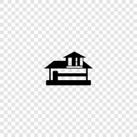 country house, farm life, country living, rural icon svg