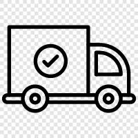 courier service, parcel service, shipping service, mail service icon svg