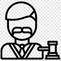 court, law, justice, trial icon svg