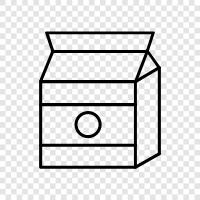 cow, milkman, milk carton, milk production icon svg