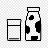 Cow, Dairy, Nutrition, Health benefits icon svg