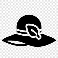 kovboy şapkası, fedora, baseball cap, sunhat ikon svg