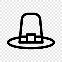 Cowboy Hut, Western Hut, Hut, Männer s Hut symbol