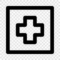 CPR, AED, asthma, bleeding icon svg