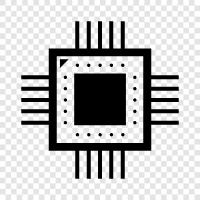 CPU, central processing unit, cores, speed icon svg