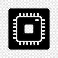 cpu, central processing unit, microprocessor, cpu architecture icon svg