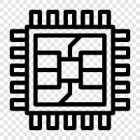 CPU Geschwindigkeit, CPU Kerne, CPU Temperatur, CPU Lüfter symbol