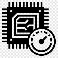 cpu usage, cpu benchmark, cpu usage benchmark, cpu benchmark results icon svg