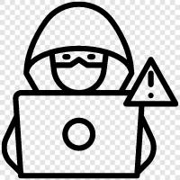 cracker, cyber criminal, hacker group, penetration tester icon svg