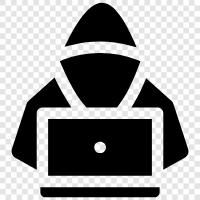 cracker, hacker, cybercriminal, cyber attack icon svg