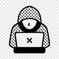 cracker, malware, virus, intrusion symbol