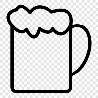 craft beer, microbrews, pale ale, IPA icon svg