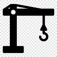 crane, construction, equipment, heavy equipment icon svg