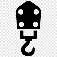 vinç araçları, tool kiralama, tool satış, Crane Hook ikon svg