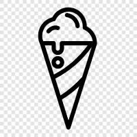 Cream, Ice Cream Sandwich, Sundae, Blizzard icon svg