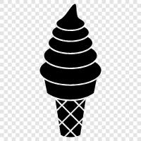 Cream, Sundae, Blizzard, Scoop icon svg