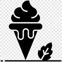 Cream, Vanilla, Chocolate, Ice Cream Maker icon svg