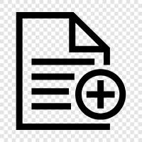 create file, create document, create text file, create word document icon svg