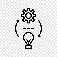 creativity, new ideas, unique, new perspective icon svg