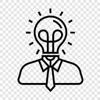 Creativity, Innovation, New Ideas, Brainstorming icon svg