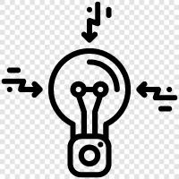 creativity, innovation, new thinking, brainstorming icon svg