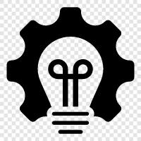 creativity, new ideas, new technology, new business models icon svg