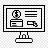 Credit Card, Paypal, ECheck, Bank Transfer icon svg