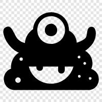 Creepy, Fear, Horror, Stories icon svg