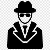 Crime, Investigation, Espionage, Homicide icon svg