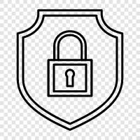 Crime, Protection, Safety, Lockdown icon svg