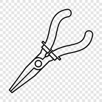 crimping, wire, clamp, spring icon svg