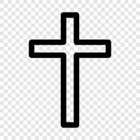 cross, Christian, religion, faith icon svg