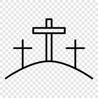 cross, crucifix, holy cross, christ icon svg